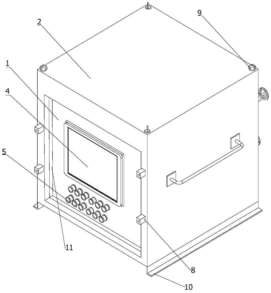 Double-layer moisture-proof electromagnetic shielding box
