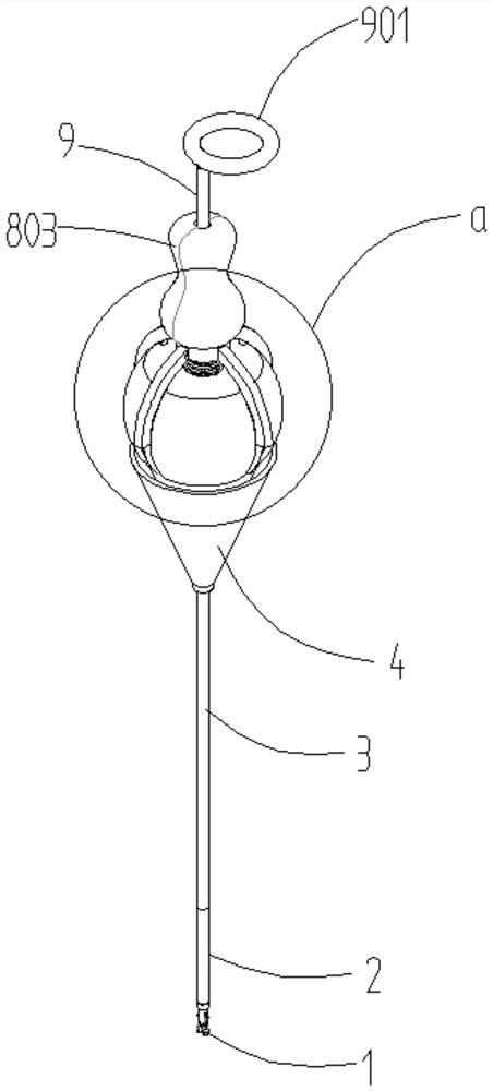 Traction instrument for ESD (endoscopic submucosal dissection) surgery