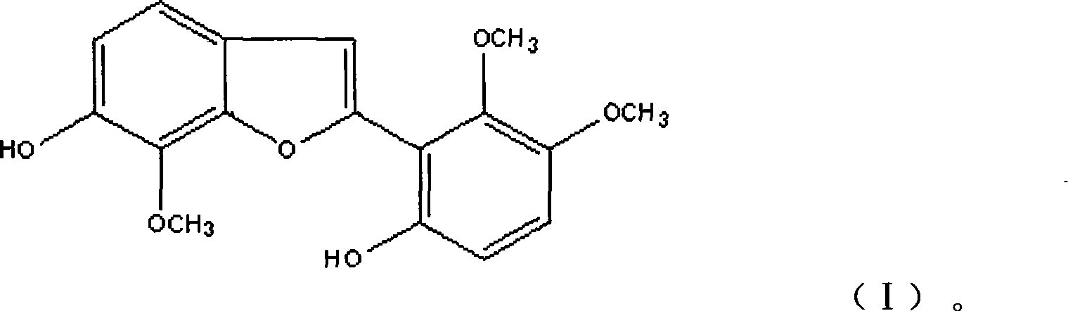 Benzofuran derivative and application thereof