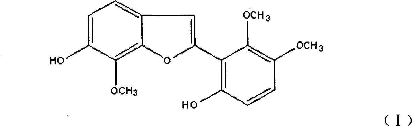 Benzofuran derivative and application thereof