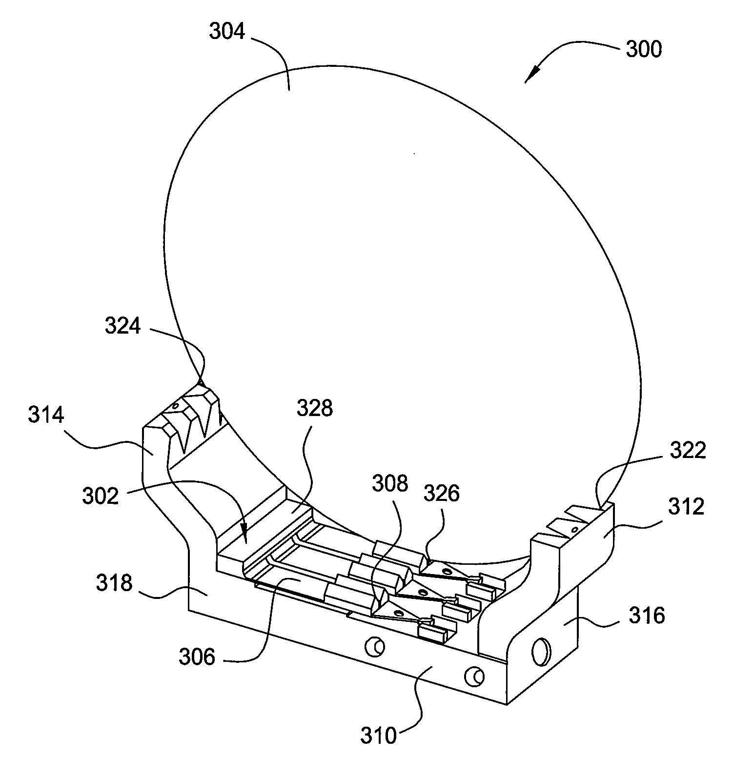 Compliant substrate holding assembly