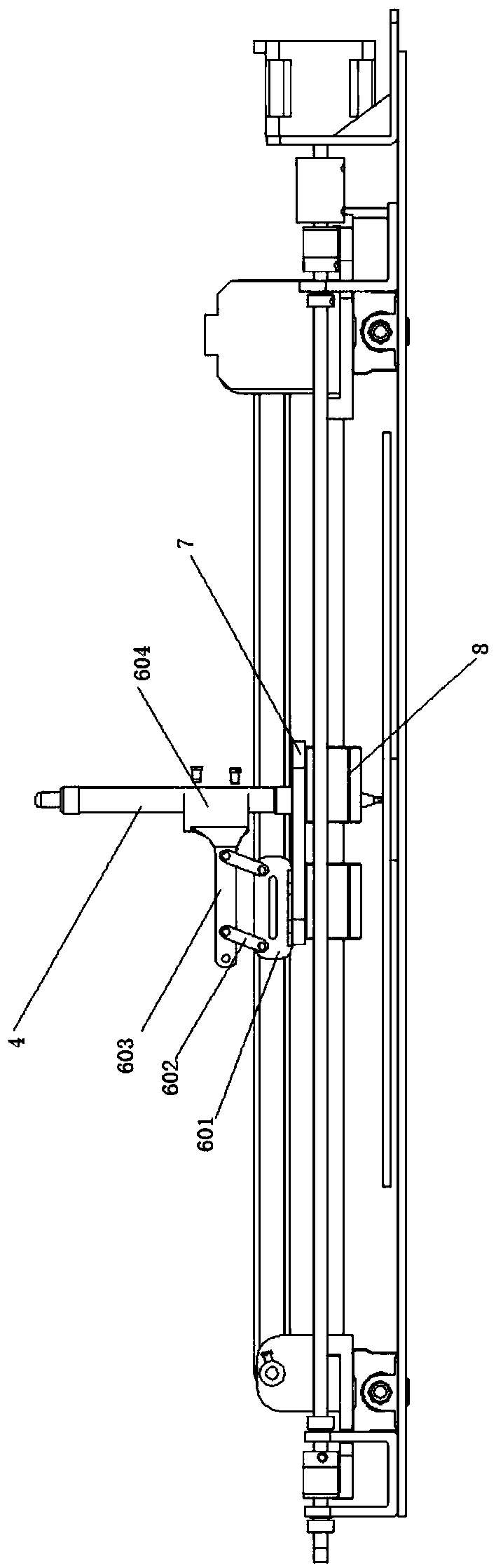 Double-shaft drawing instrument for arc teaching and drawing method thereof