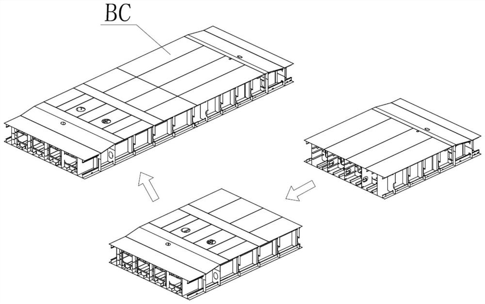 Block carrying method for an LNG cabin of container ship, LNG cabin block and container ship