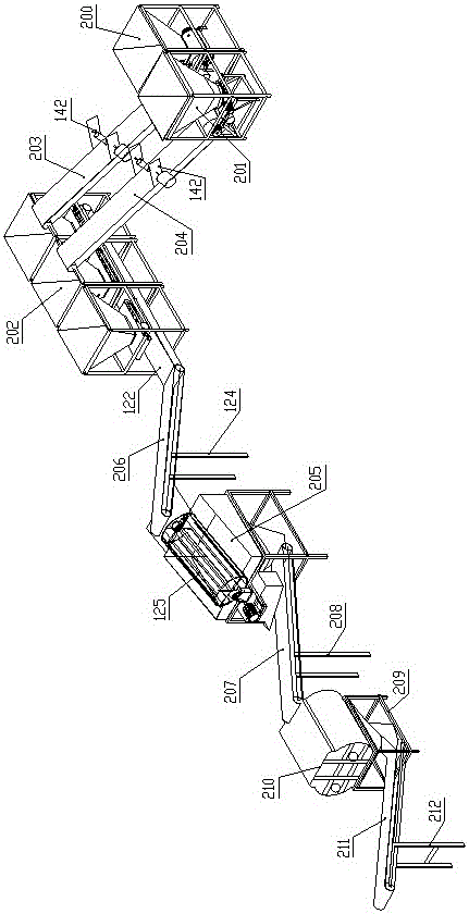 Material mixing station for LID soil changing and filling engineering