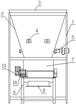 Material mixing station for LID soil changing and filling engineering