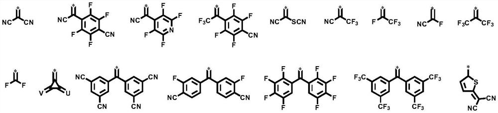 P-type doped material based on triaryl boron-nitrogen skeleton and preparation method and application thereof