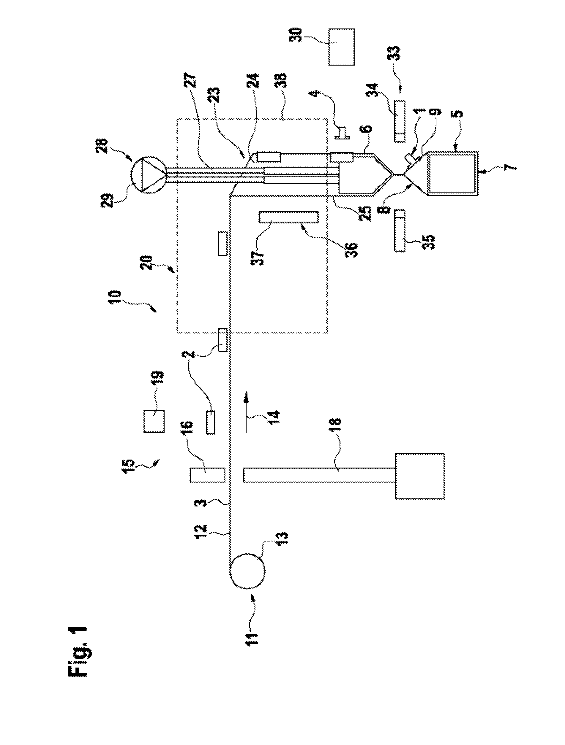Apparatus and method for forming, filling and sealing packaging containers each comprising one pouring device