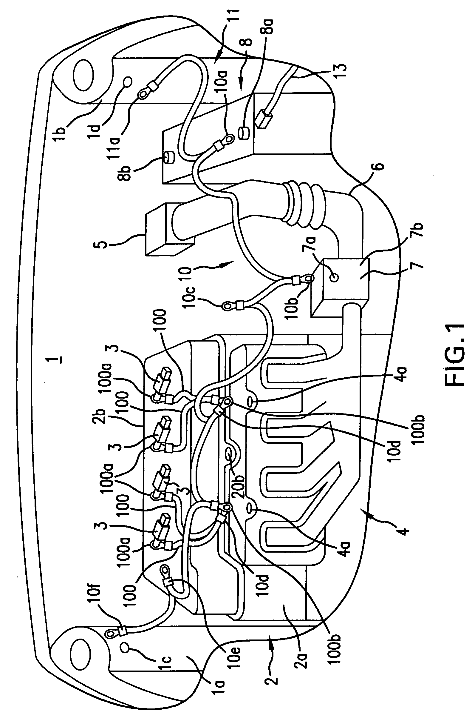 Engine ground system