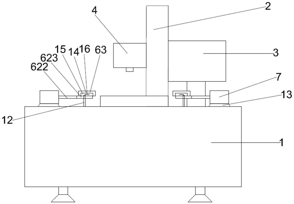 Multidirectional dust removal device applied to feeding line of laser engraving machine