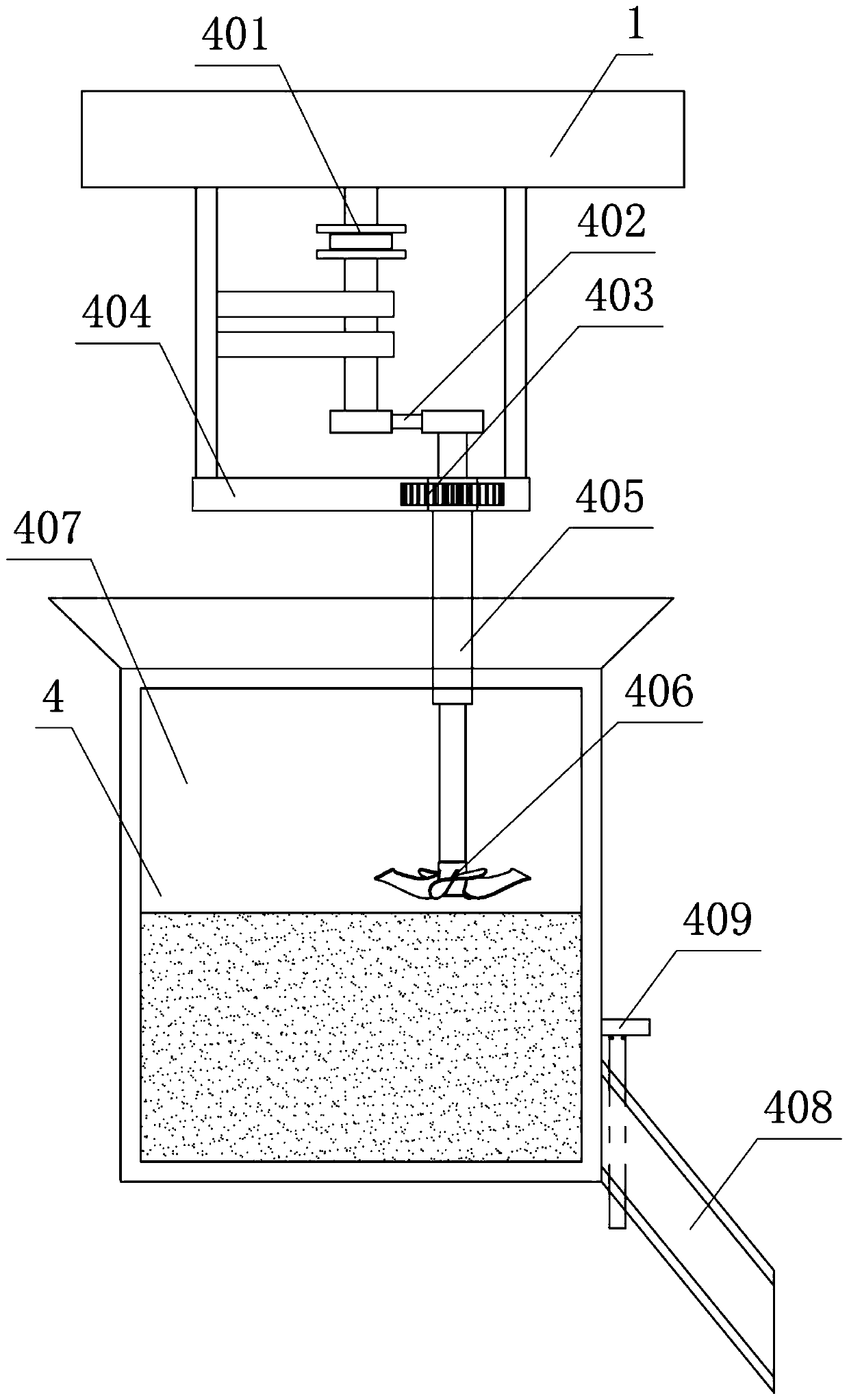 Household particle board processing device