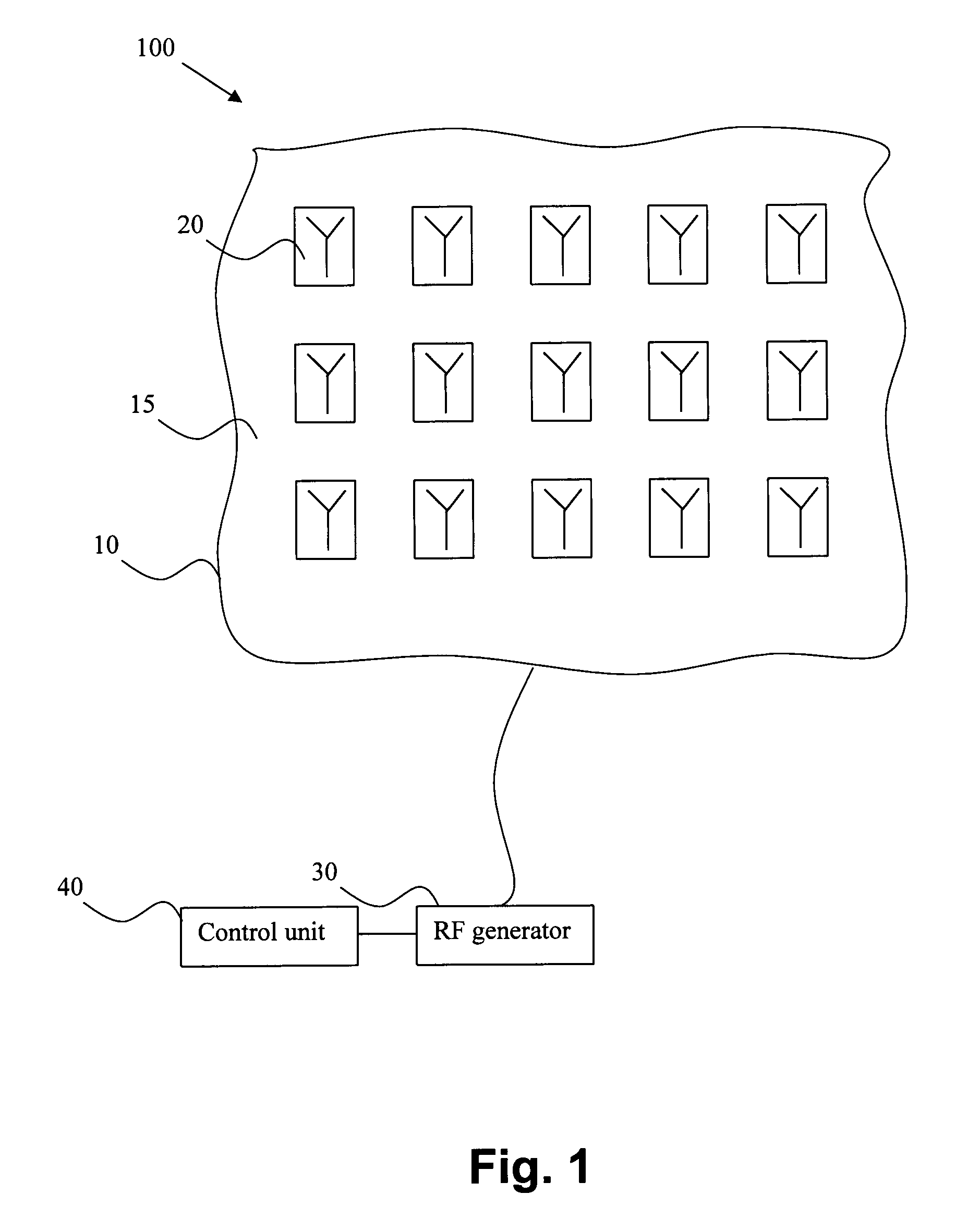 Self operated esthetic device with a substrate