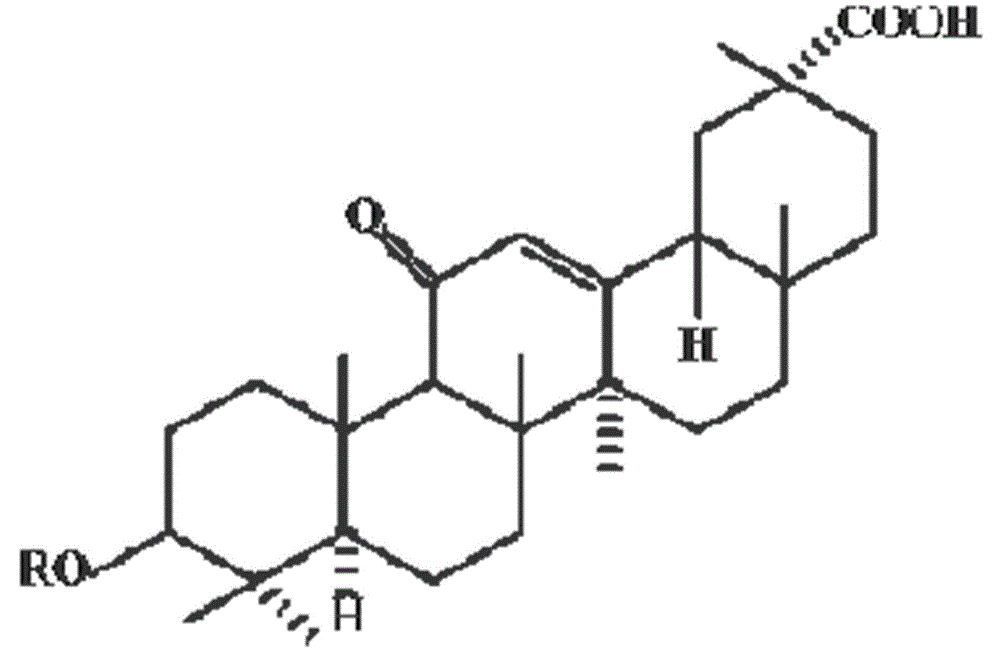 Peanut oil with licorice glucoside as anti-oxidant