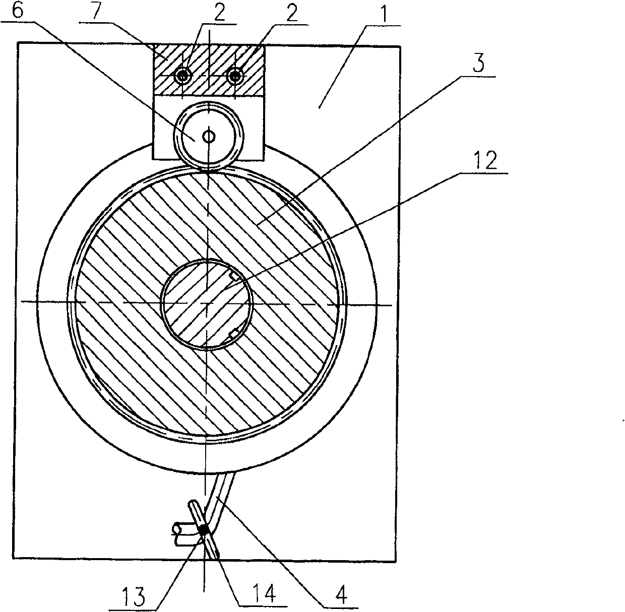 Underwater cable retracting mechanism