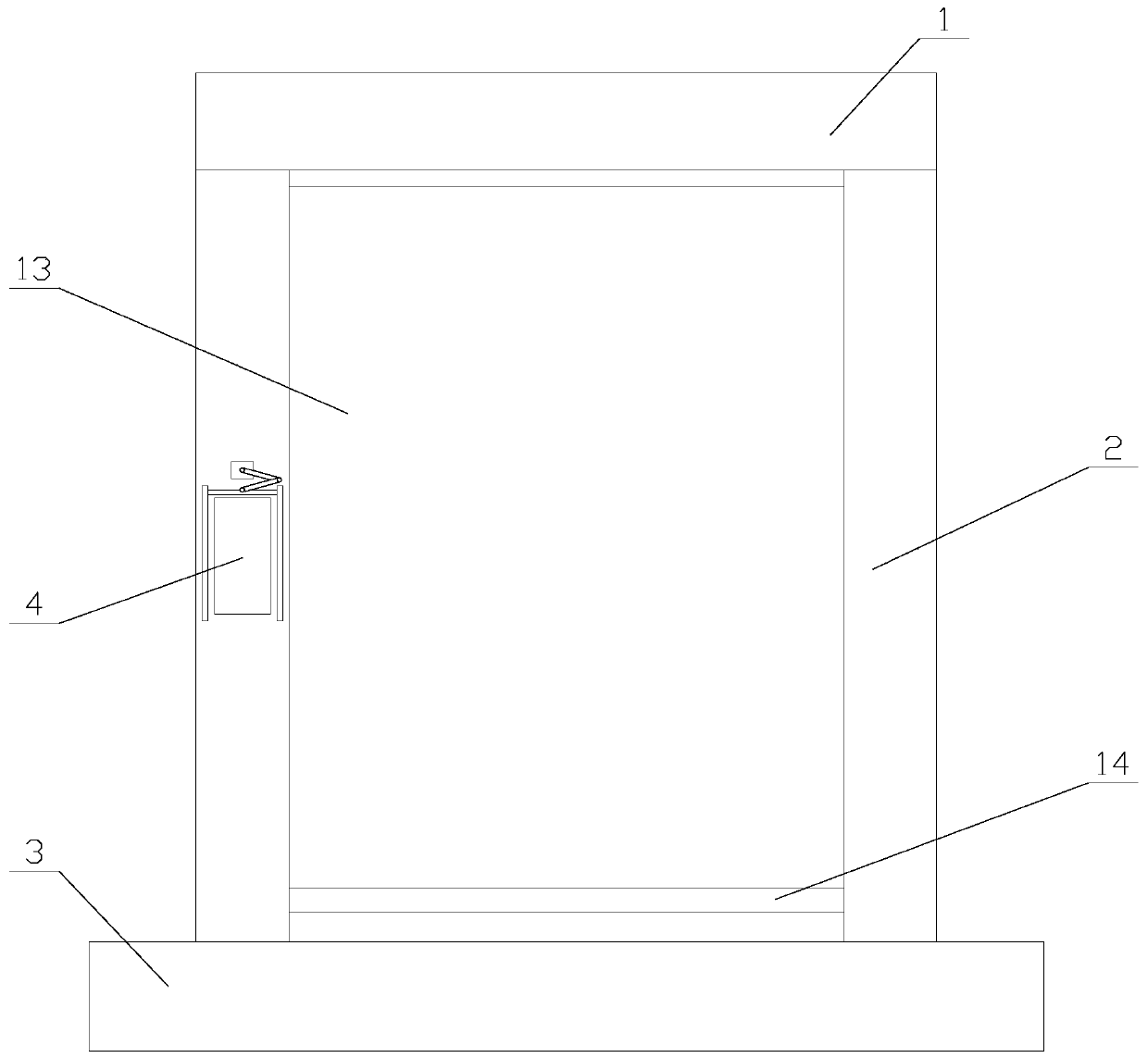 High-reliability rail transit ticket checking device based on blockchain technology