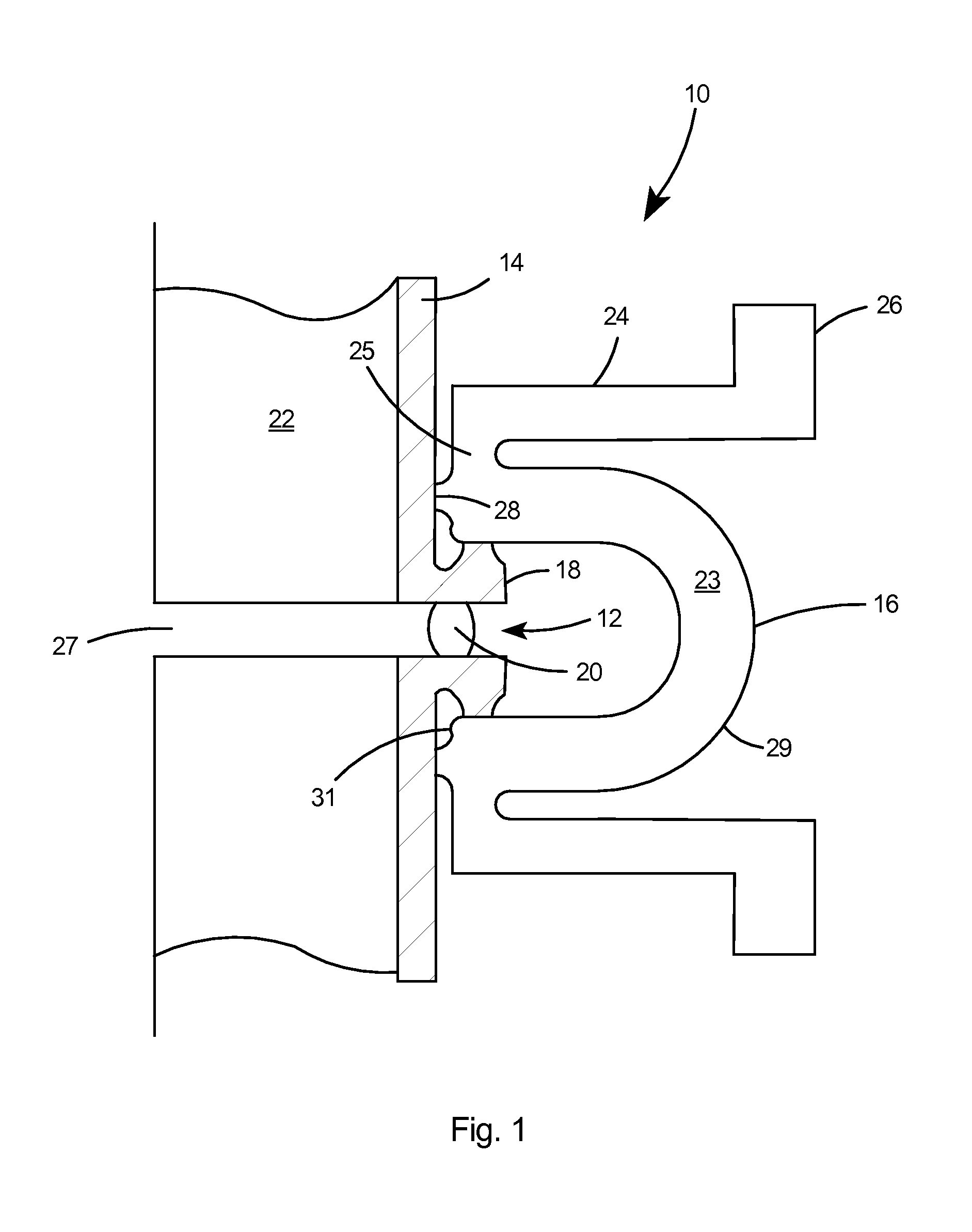 Flange joint system for srf cavities utilizing high force spring clamps for low particle generation