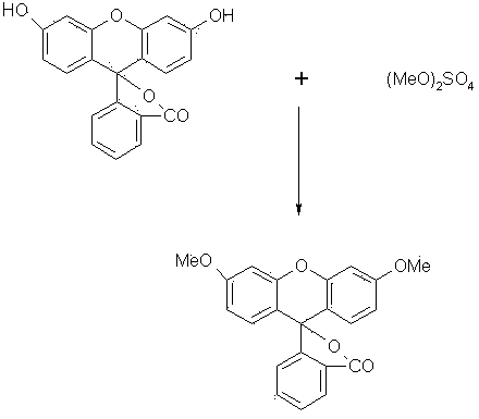 A kind of preparation method of 3',6'-dimethoxyfluoran yellow thermosensitive dye