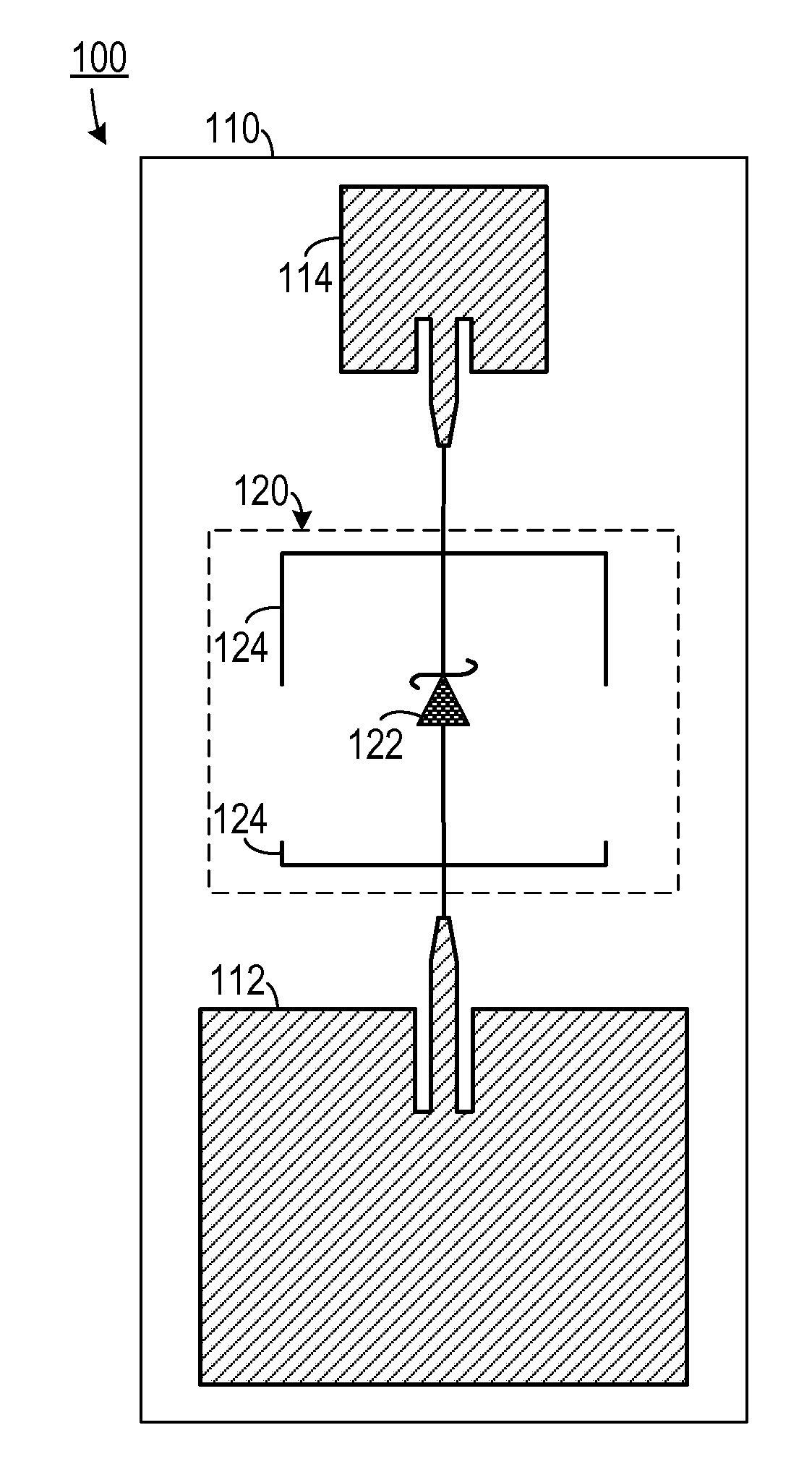 Frequency doubling antenna sensor for wireless strain and crack sensing