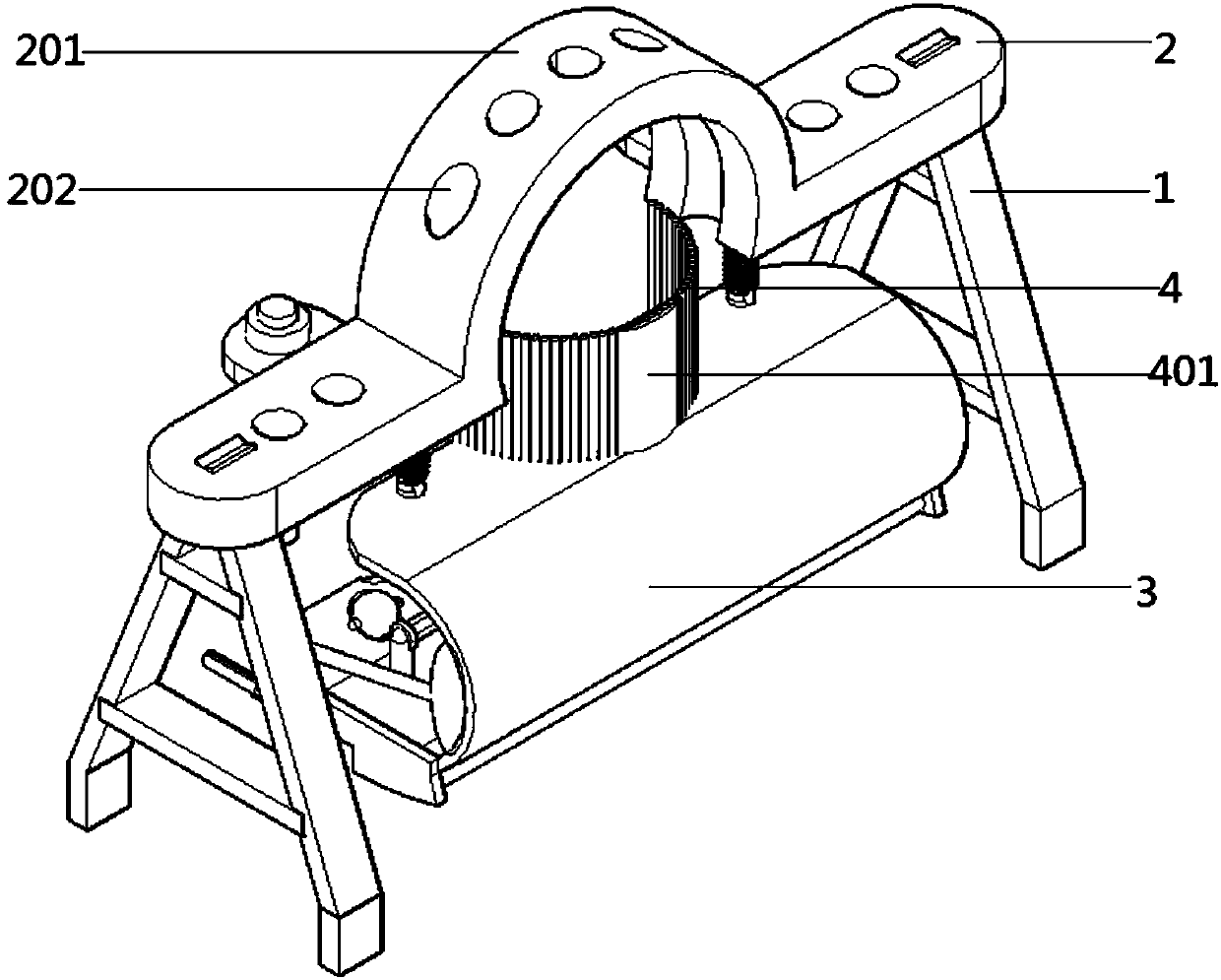 Multifunctional hanging chair for self-rehabilitation training of patients with autism