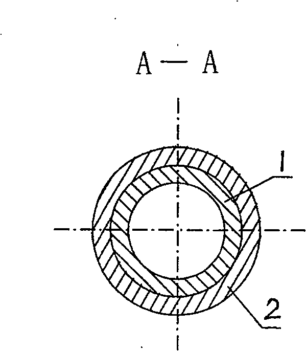 Method of producing Cu/NbZr metallic composite tube