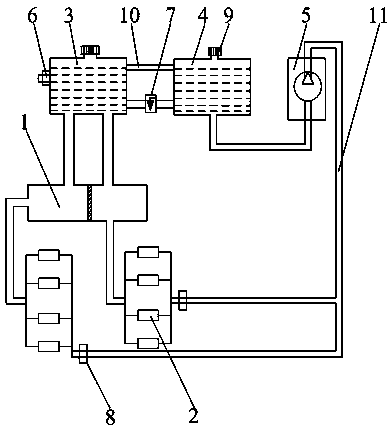 Automatic exhaust system of clutch and exhaust method implemented by automatic exhaust system