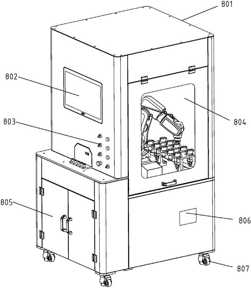 Apparatus for detecting component and detection method of apparatus for detecting component