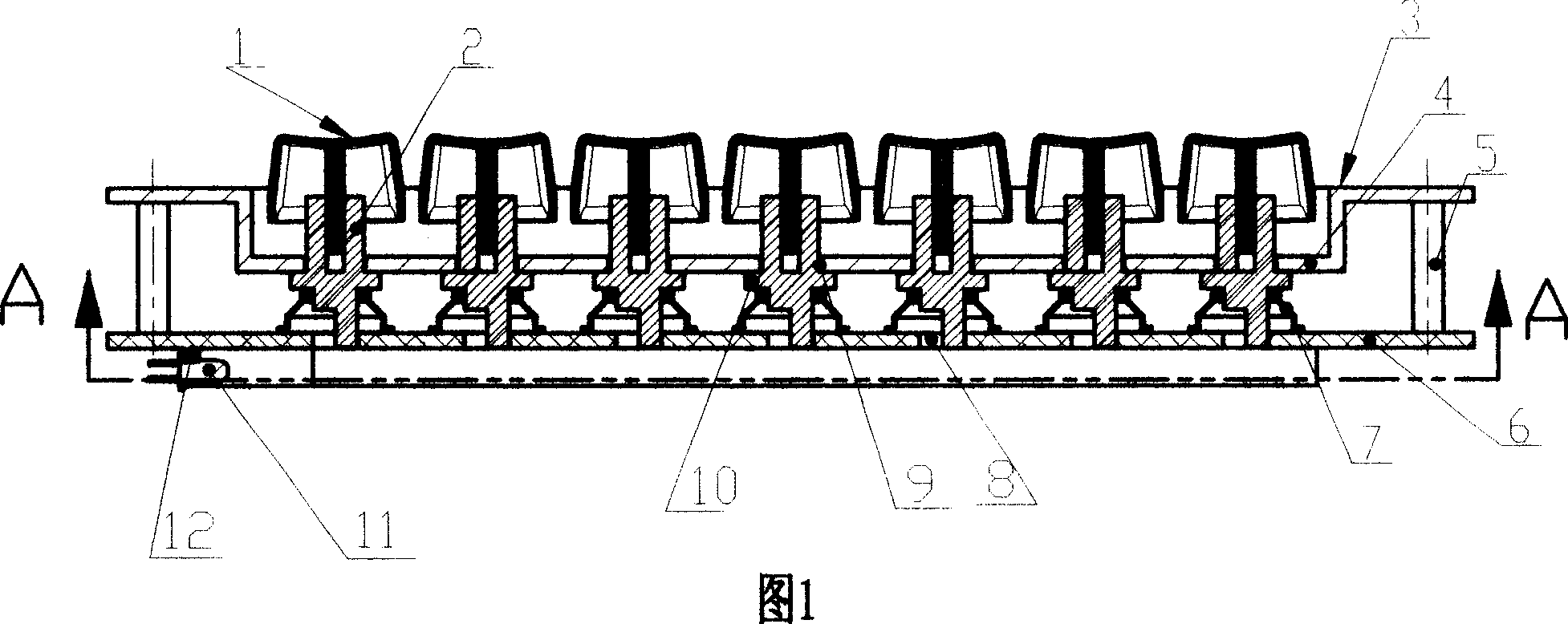 Frequency optical-mode matrix inputting module