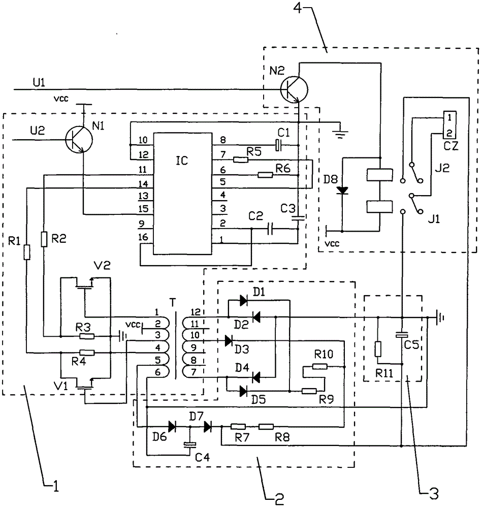 Inverter circuit for backup power source of fire resisting shutter