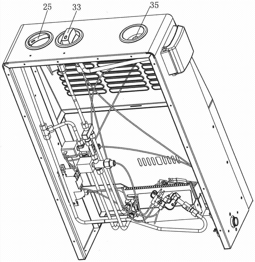 An adaptive double gas source gas heater