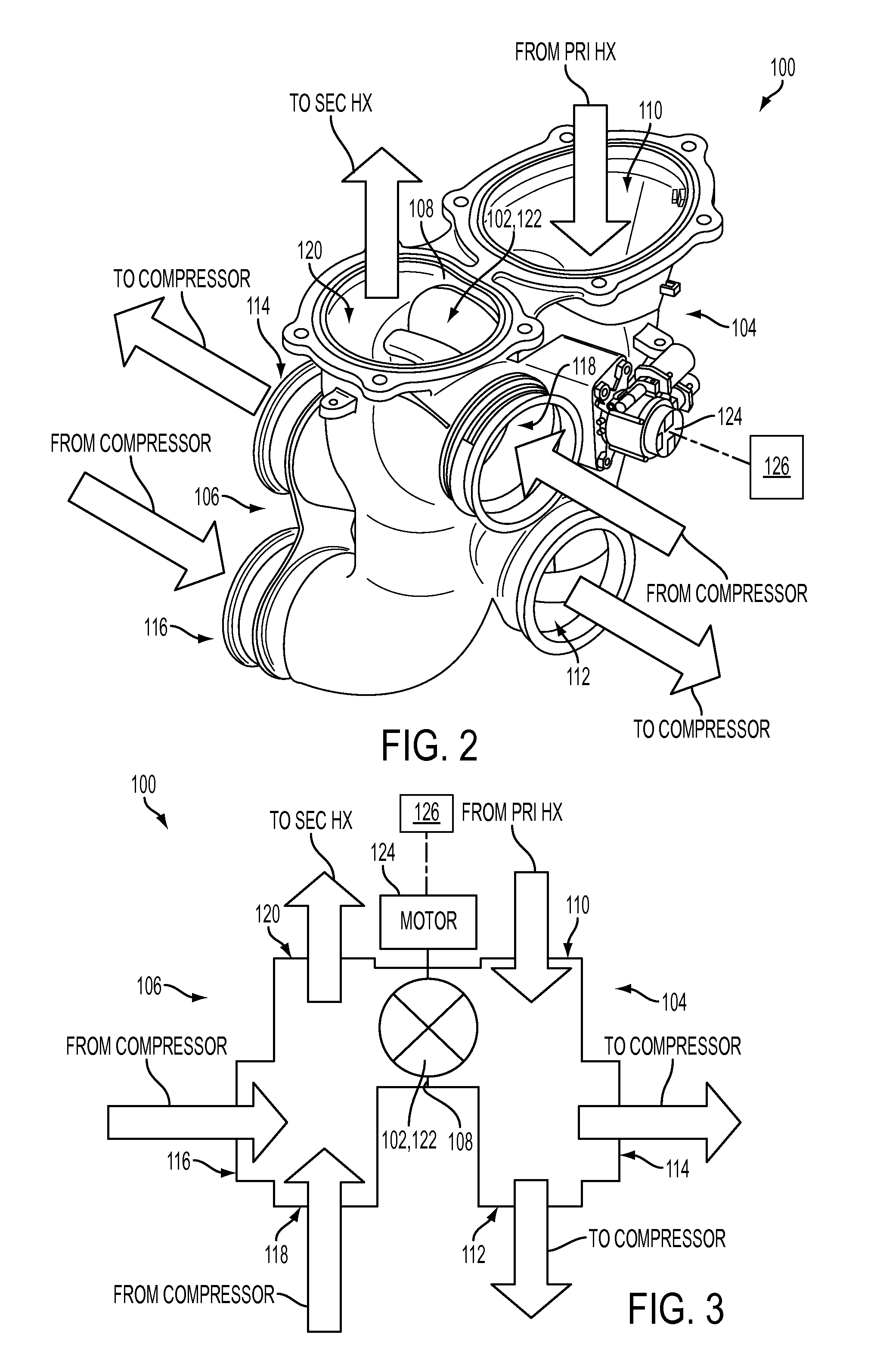 Multi-port compressor manifold with integral bypass valve