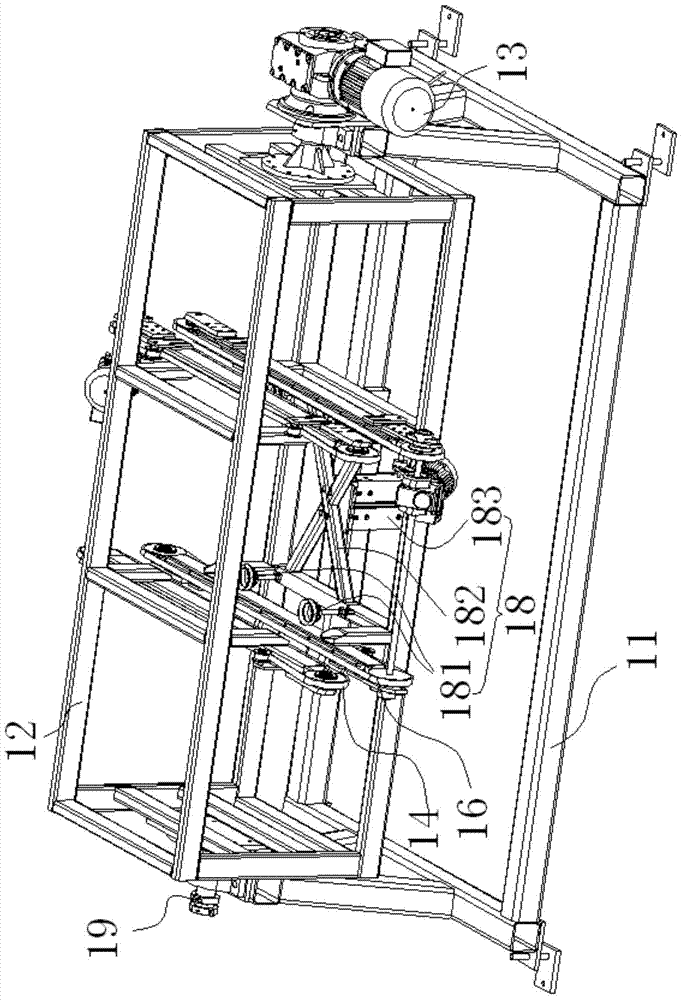 Glass overturning device