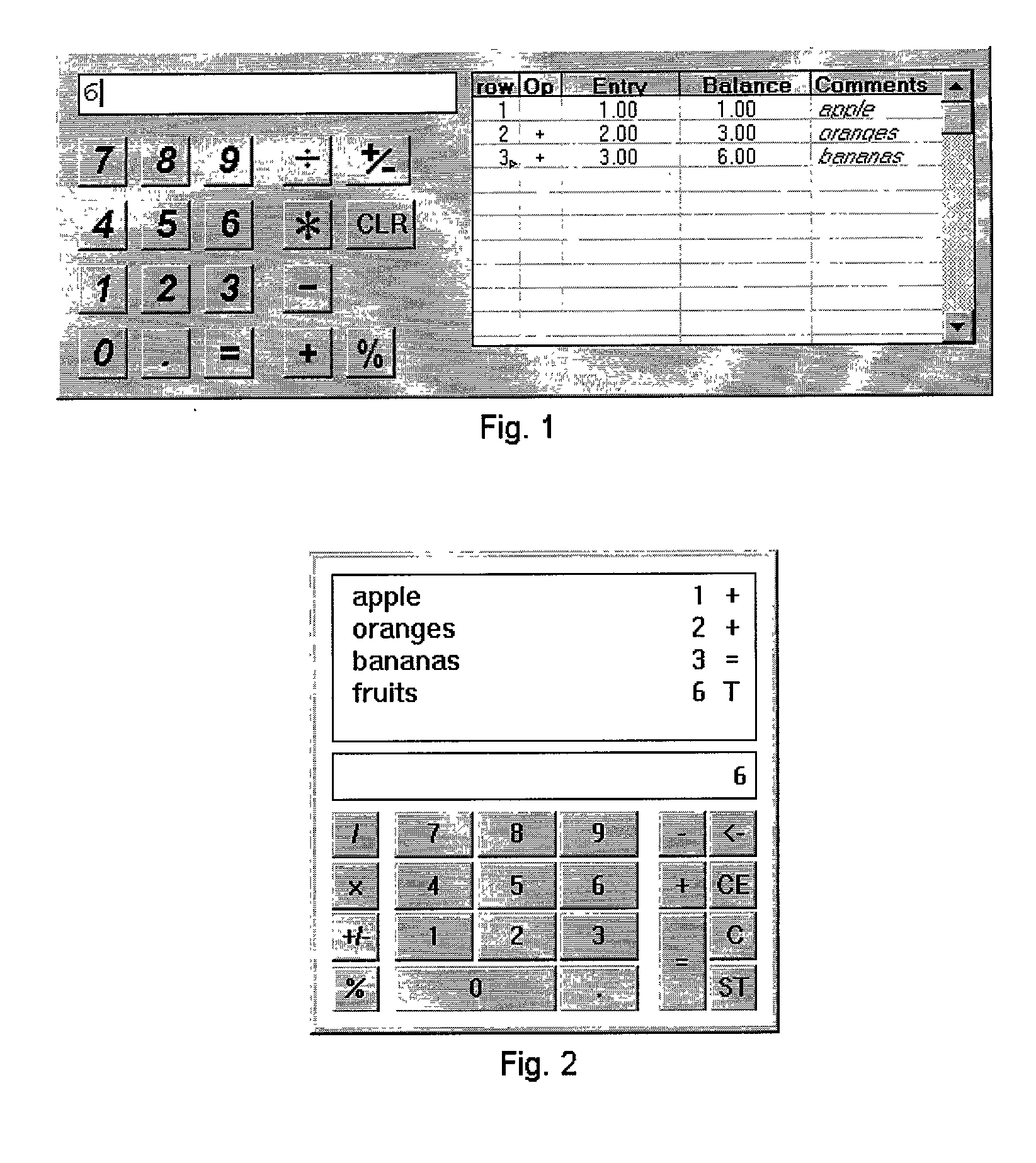 System and method for calculation using a subtotal function
