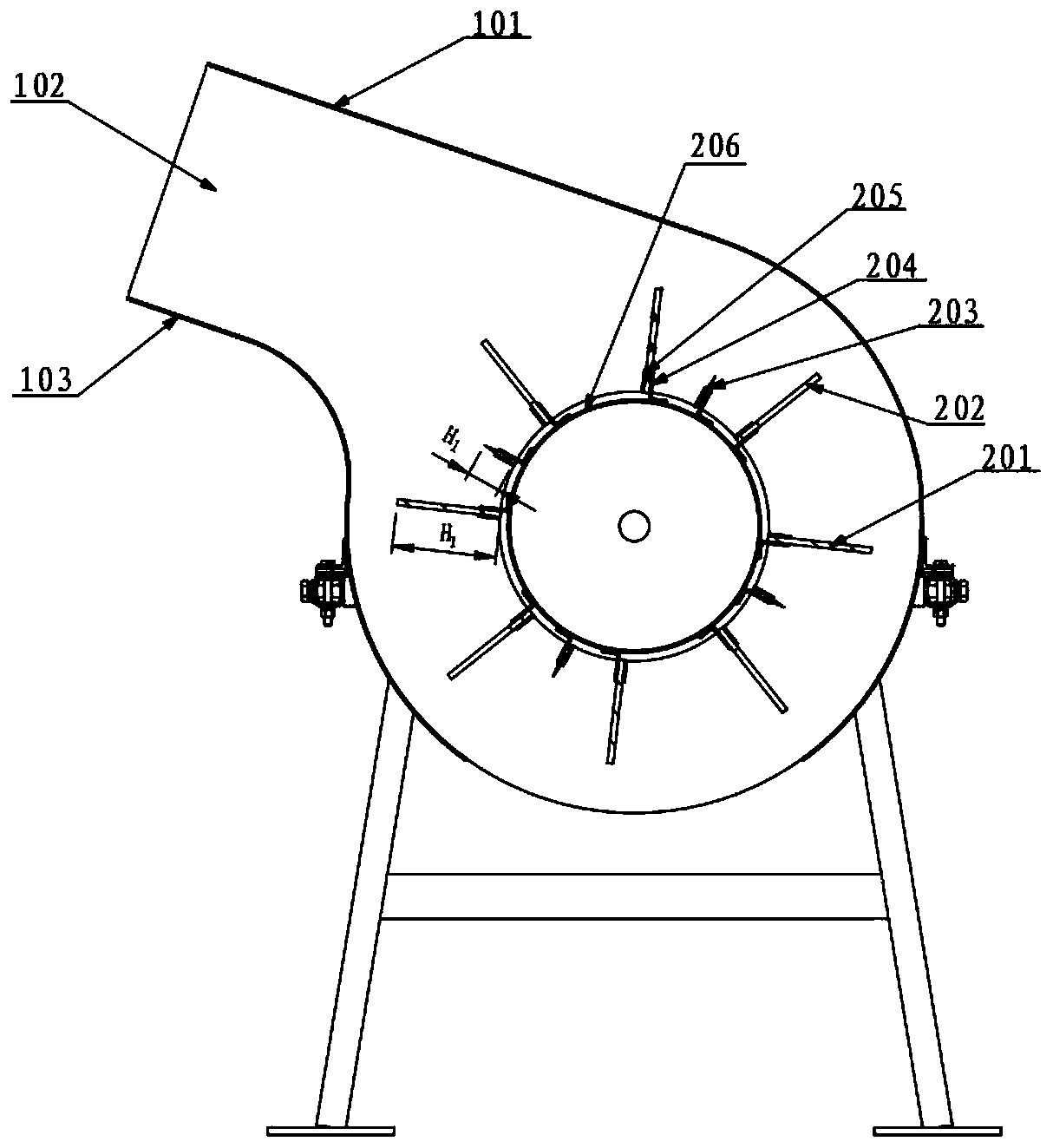 Roller type remnant film conveying device