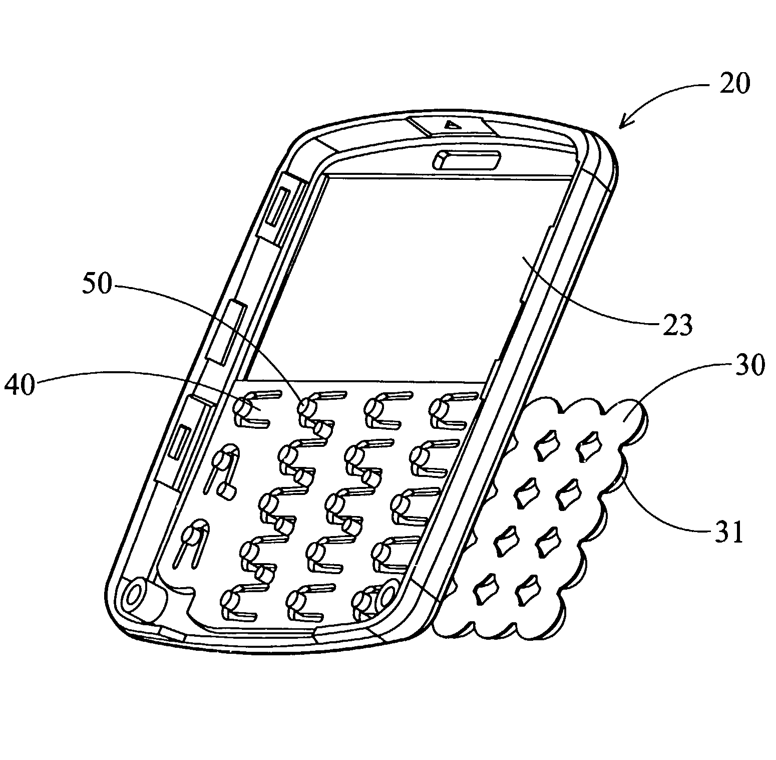 Keypad structure