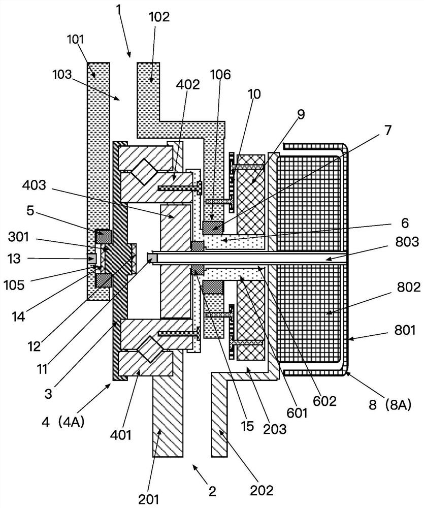 A dynamic joint device and lower limb assisting equipment