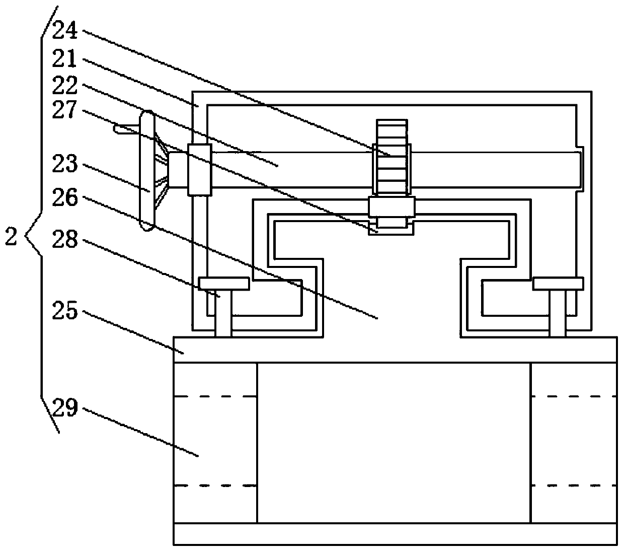 A kind of SLR tripod with translation function