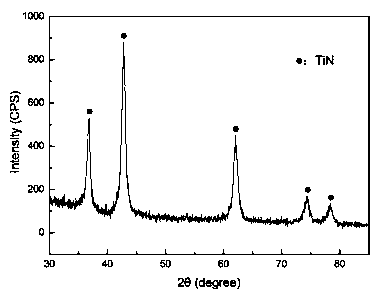 Titanium nitride powder based on low temperature liquid polymerization process and preparation method of titanium nitride powder