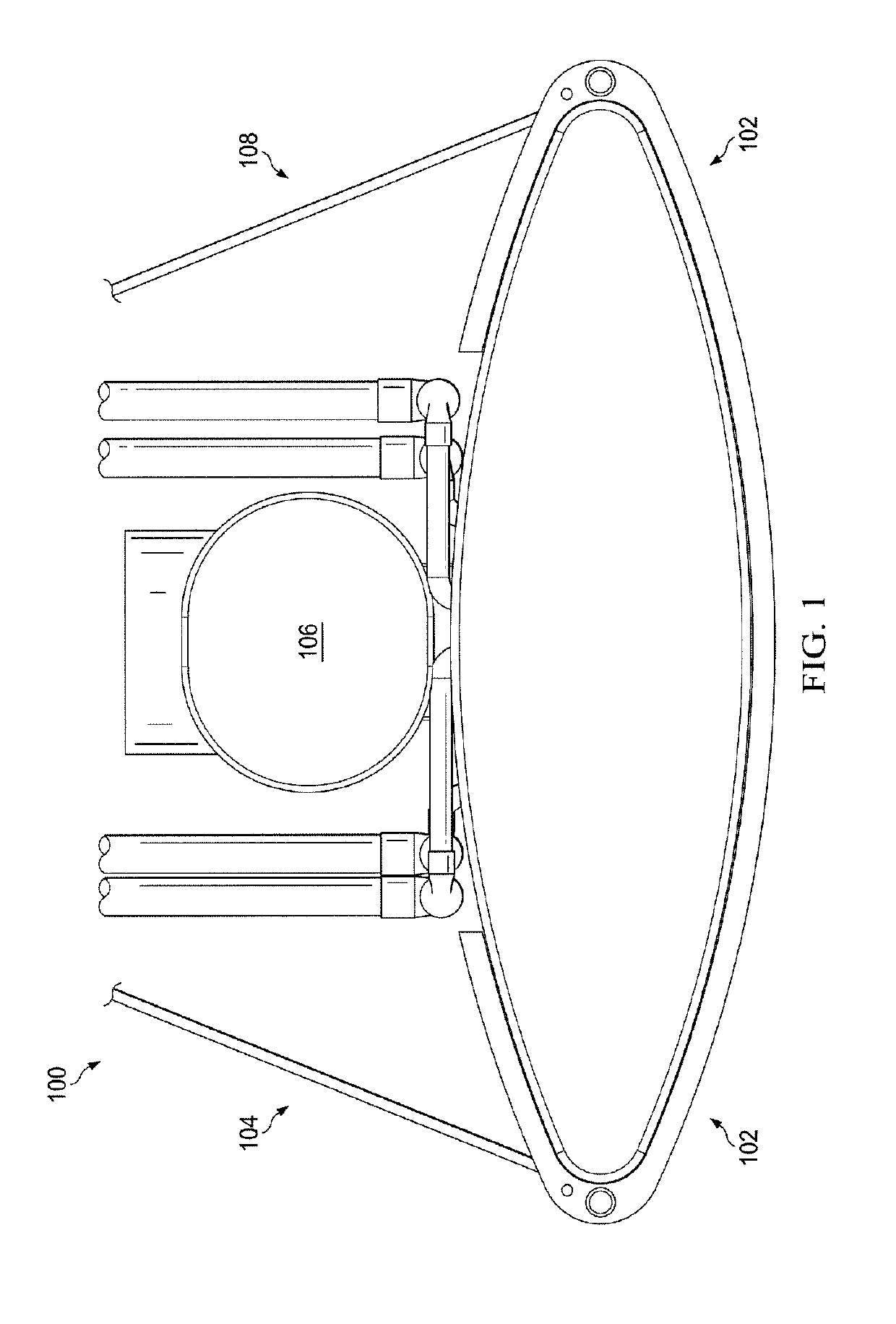 Lighting control for chilled beam