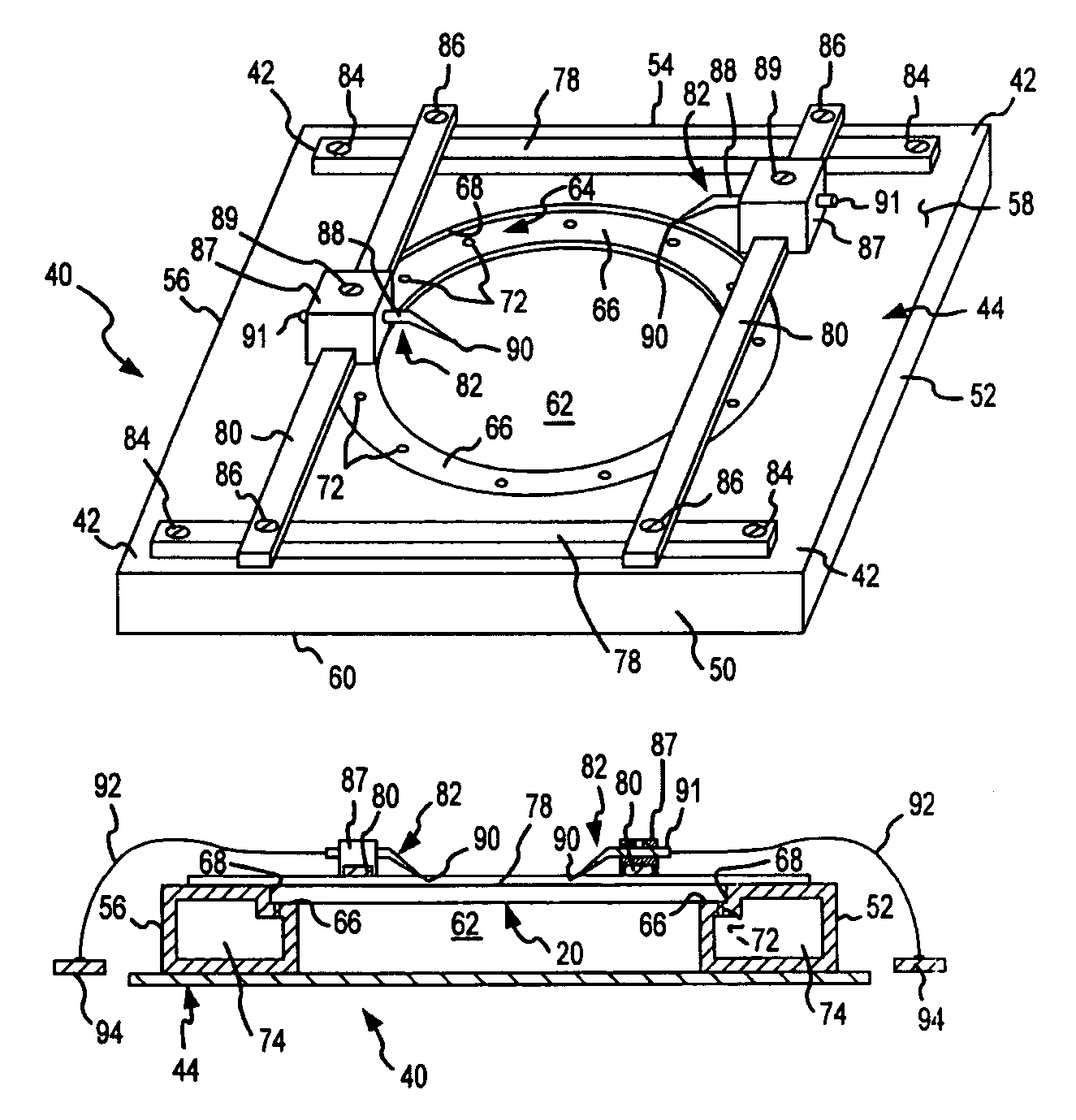 Method for probing a semiconductor wafer