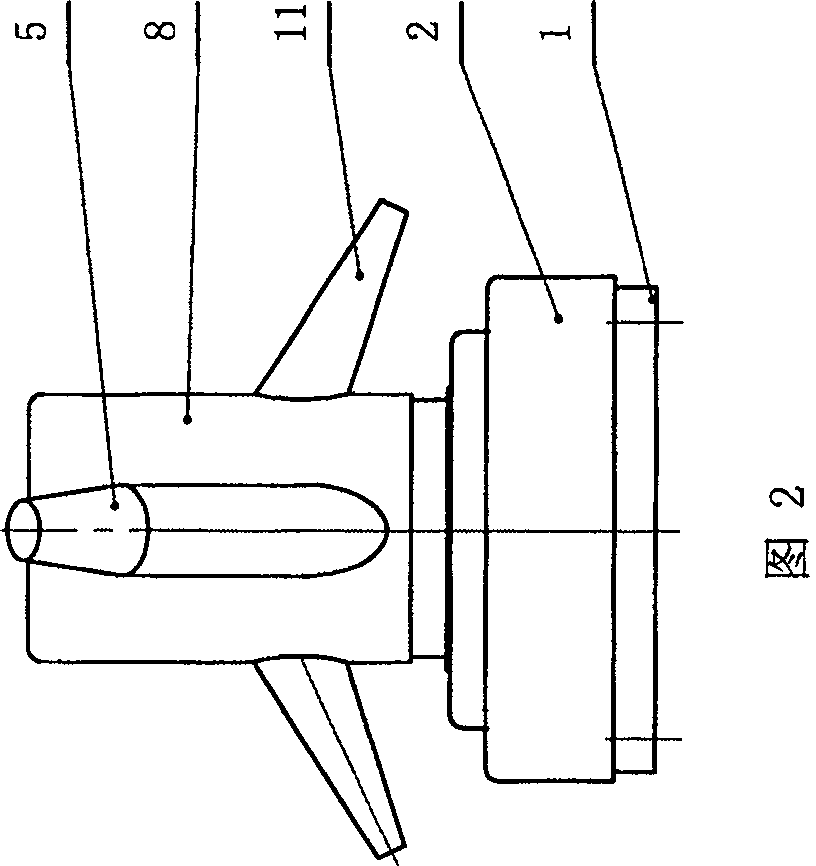 Rotary oil-jetting mixer