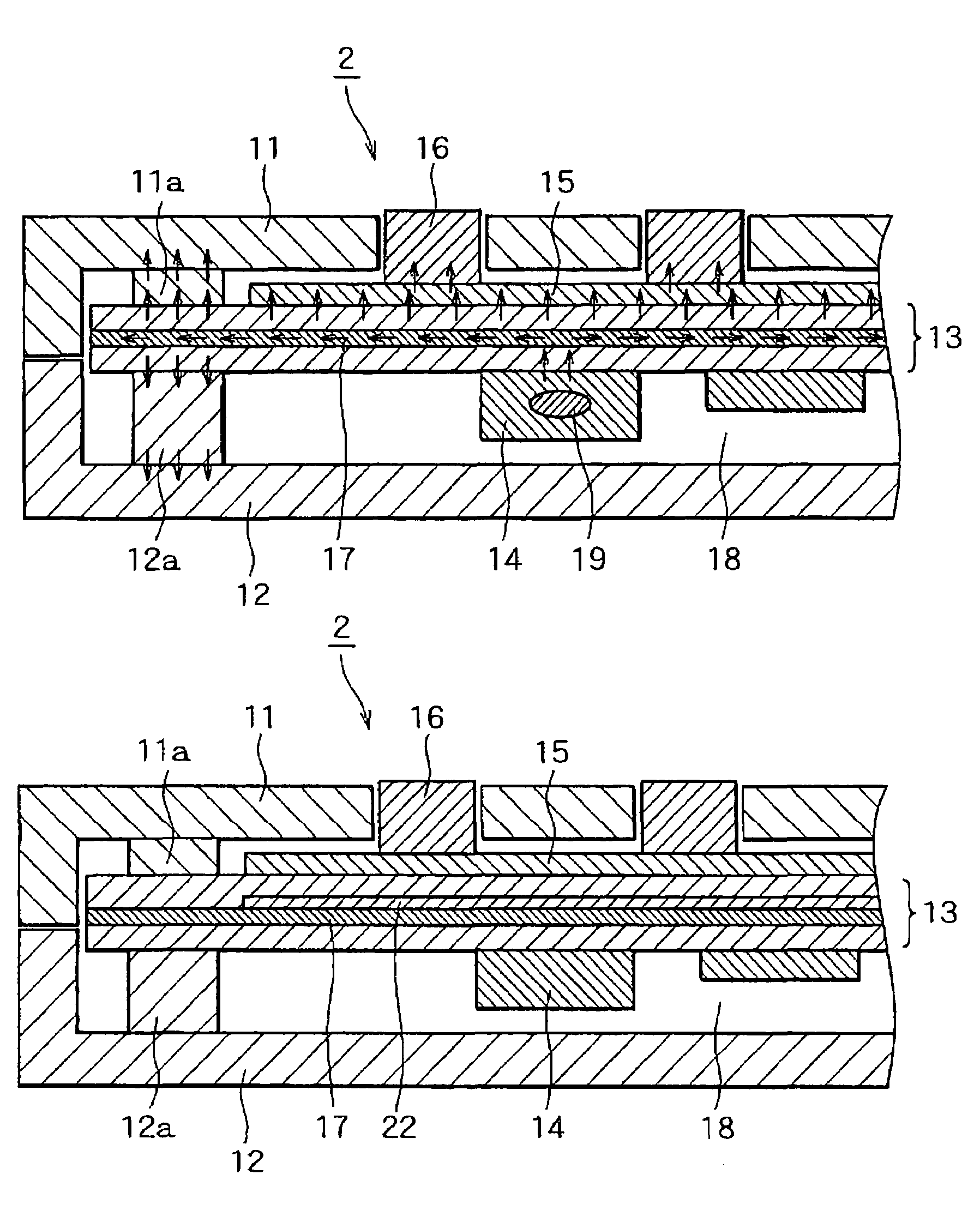 Mobile terminal device and method for radiating heat therefrom