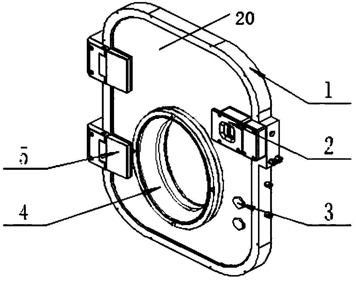 Double-layer isolator mechanism with sterilization door