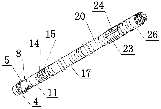 Hydraulic-driving coring tool for complex well