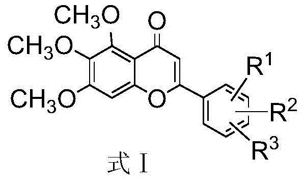 Synthetic method for polysubstituted baicalein derivatives