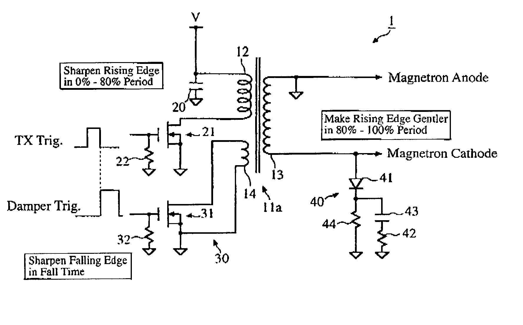 Magnetron drive circuit