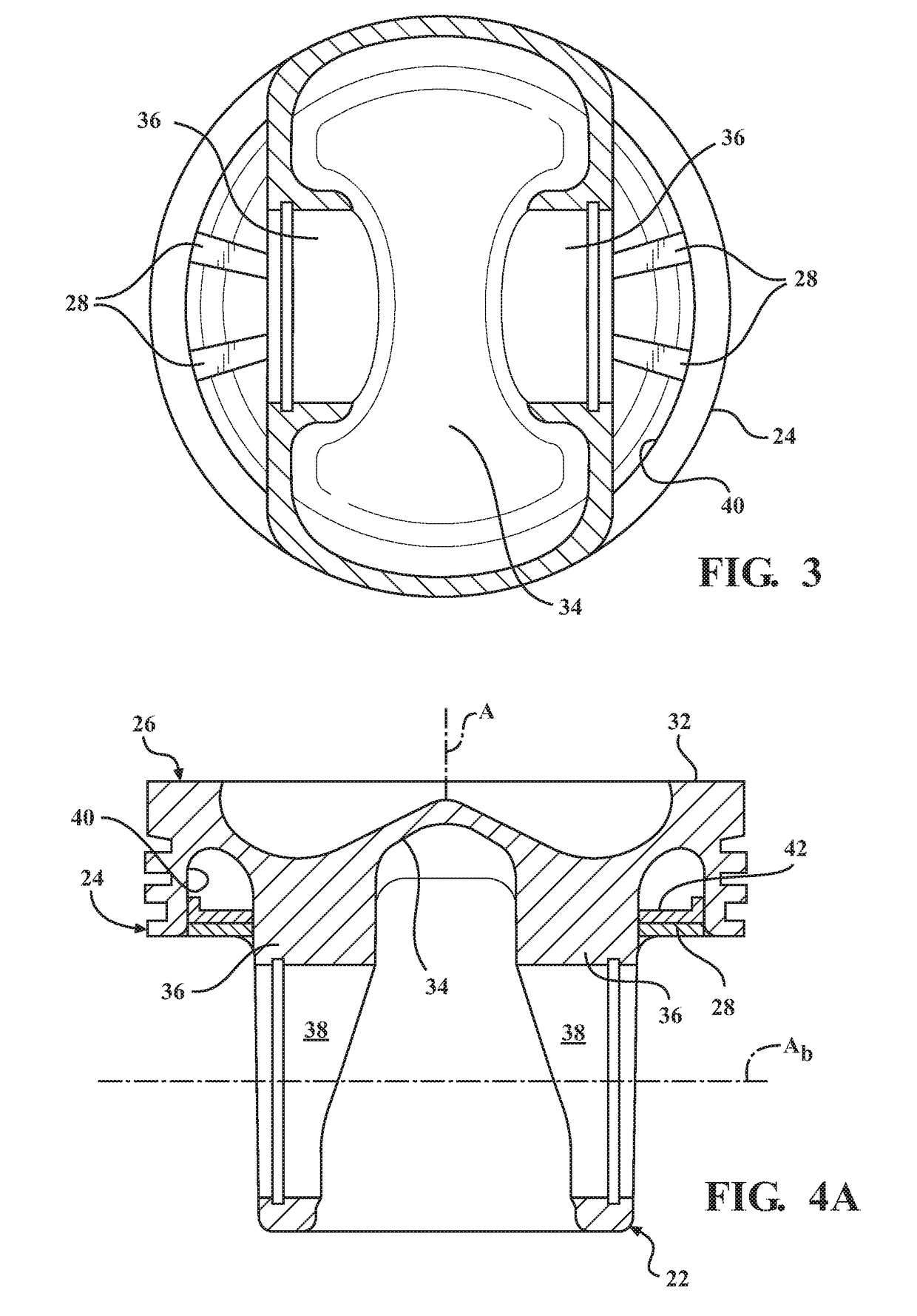 Piston ring-belt structural reinforcement via additive machining