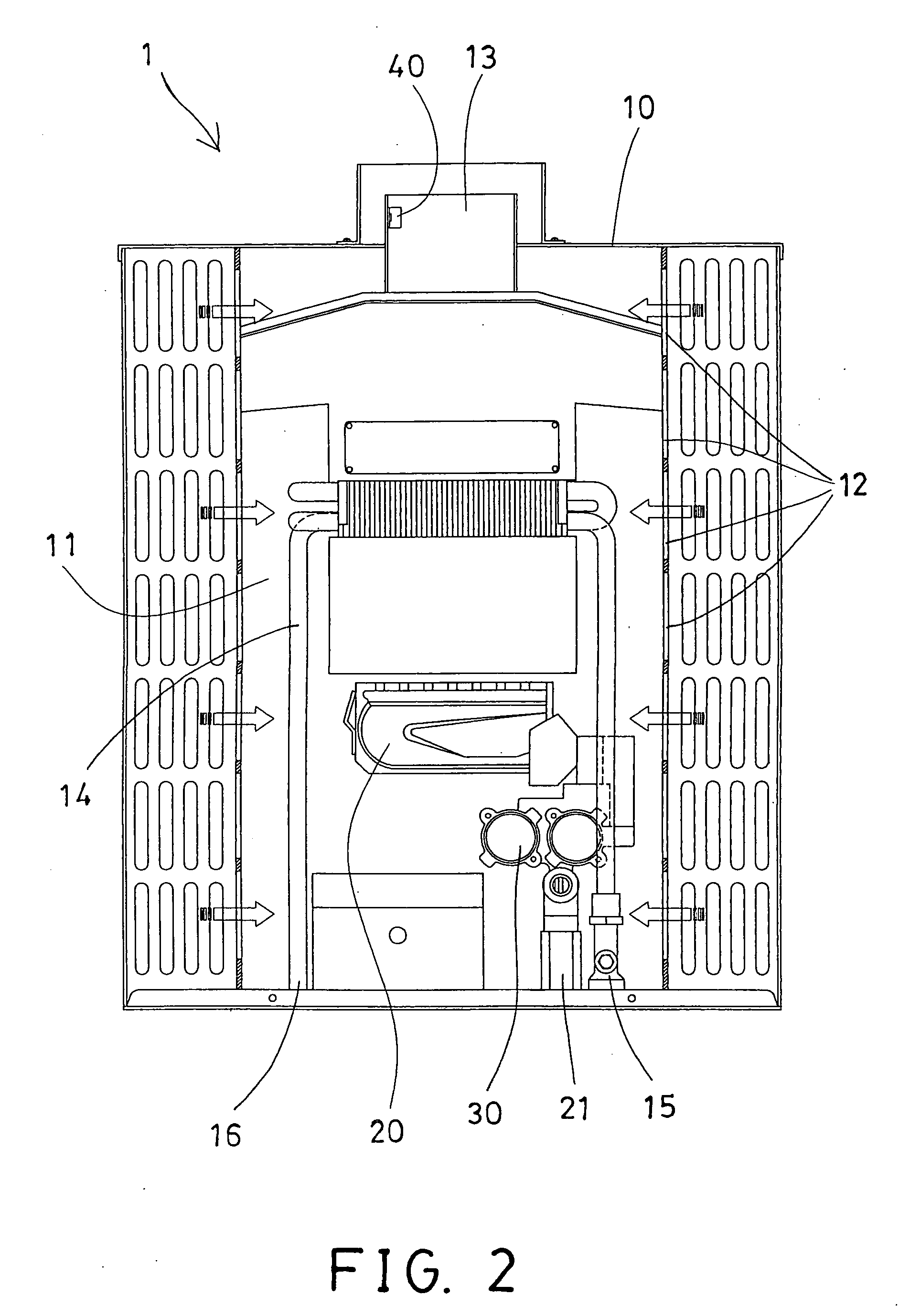 Gas water heater having nitric oxide detector