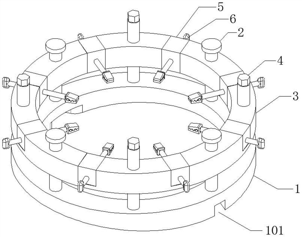 A kind of fixator for corneal graft suture operation