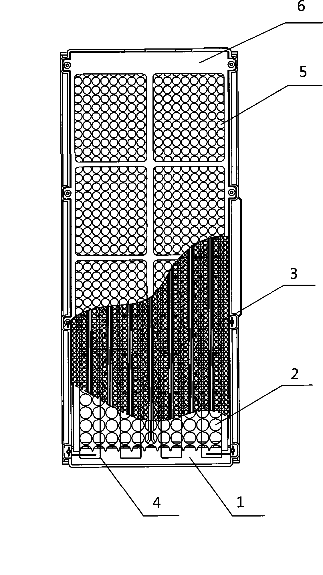 Electrostatic dust collector for air purification