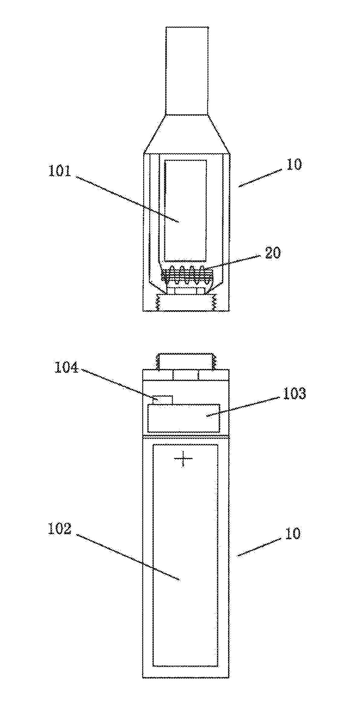 Electronic cigarette capable of temperature control and temperature control method therefor