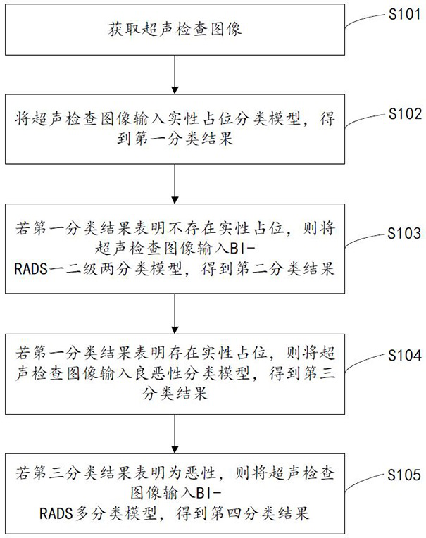 Breast ultrasonography image grading method, apparatus, equipment and storage medium